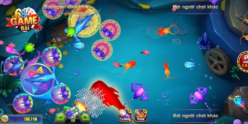 Tập trung bắn vào phần đầu của cá boss để tăng tỉ lệ tiêu diệt thành công